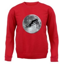 Ski Jump Moon - Kids Hoodie /