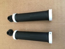 White Handle Bar Grips Double
