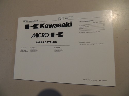 Parts catalogue kawasaki jet - catalogue,
