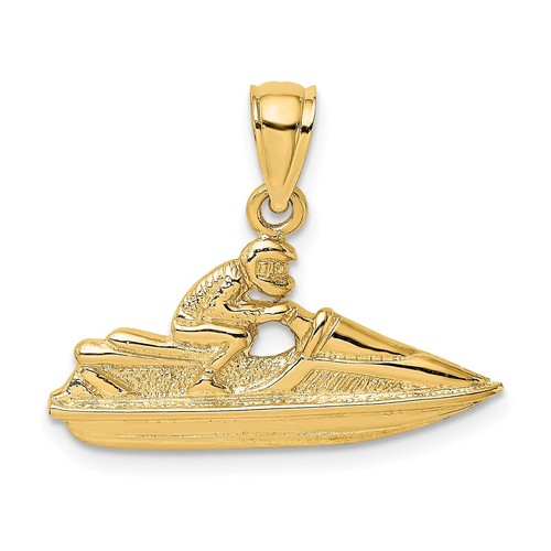14k yellow gold - yellow, 2-d
